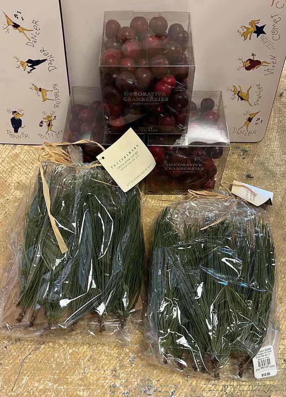 Photo 1 of POTTERY BARN TABLE TOP CHRISTMAS DECOR (8)