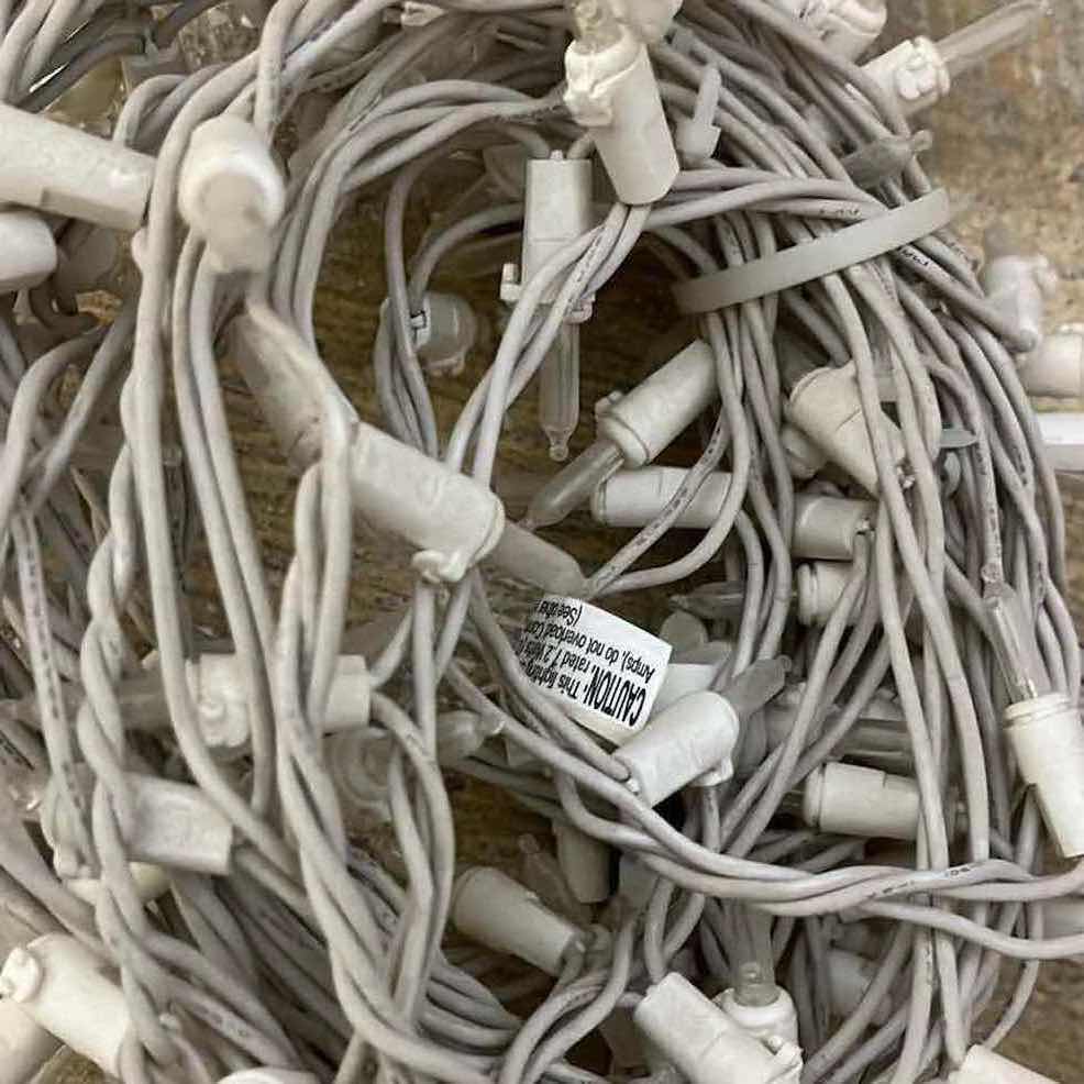 Photo 1 of MINI INDOOR OUTDOOR WHITE WIRE CHRISTMAS LIGHTS (5 BUNDLES)