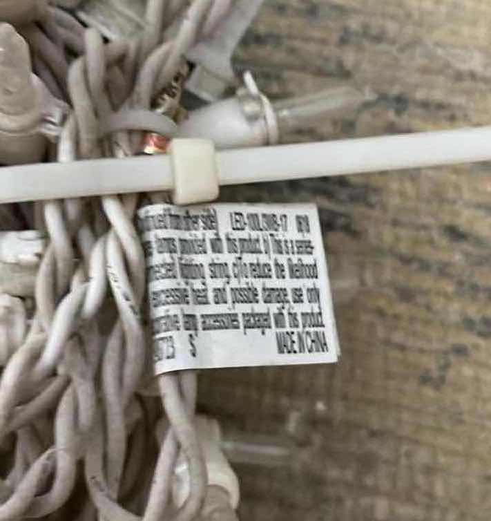 Photo 1 of MINI INDOOR OUTDOOR WHITE WIRE CHRISTMAS LIGHTS (5 BUNDLES)