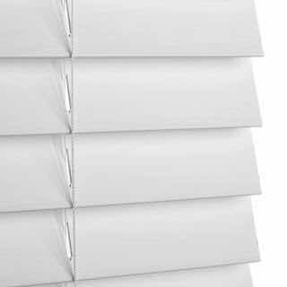 Photo 3 of HOME DECORATORS COLLECTION WHITE FAUX WOOD CORDLESS BLINDS 29” X 64” (SET OF 2)