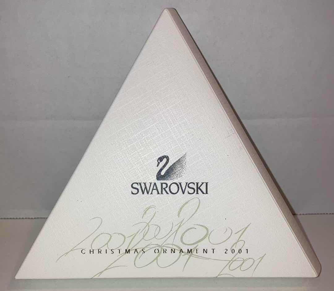 Photo 4 of  SWAROVSKI CRYSTAL 2001 SNOWFLAKE CHRISTMAS ORNAMENT H3”
