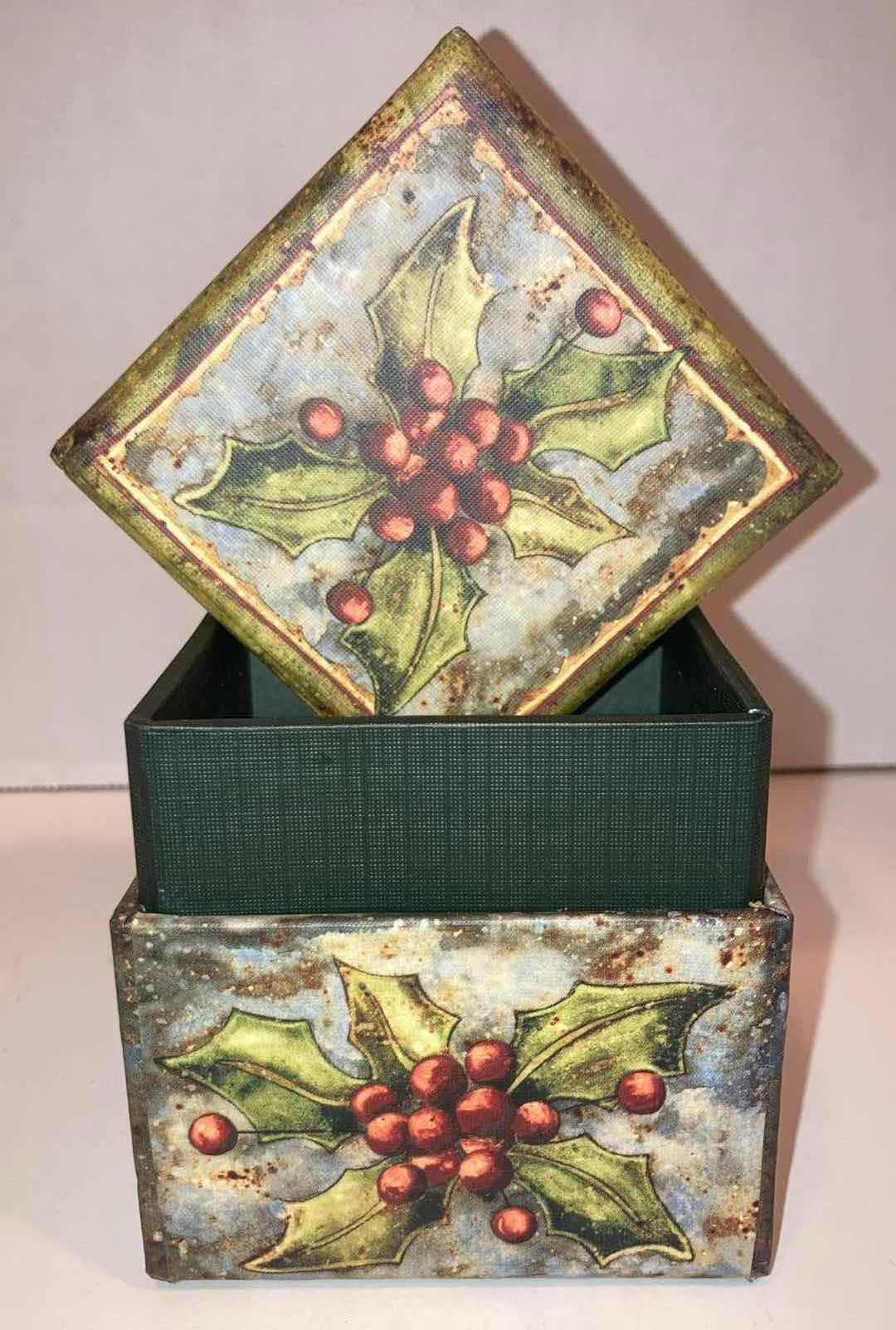 Photo 2 of CHRISTMAS NESTING GIFT BOXES 7PC (SIZES 3.5”-9”)