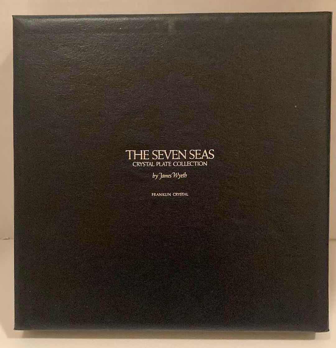 Photo 1 of FRANKLIN CRYSTAL THE SEVEN SEAS CRYSTAL PLATE COLLECTION “THE MEDITERRANEAN” 8.75” (COA INCLUDED)