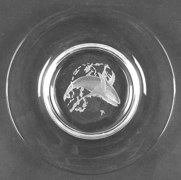 Photo 1 of FRANKLIN CRYSTAL THE SEVEN SEAS PLATE COLLECTION THE ATLANTIC” 8.75” (COA INCLUDED)