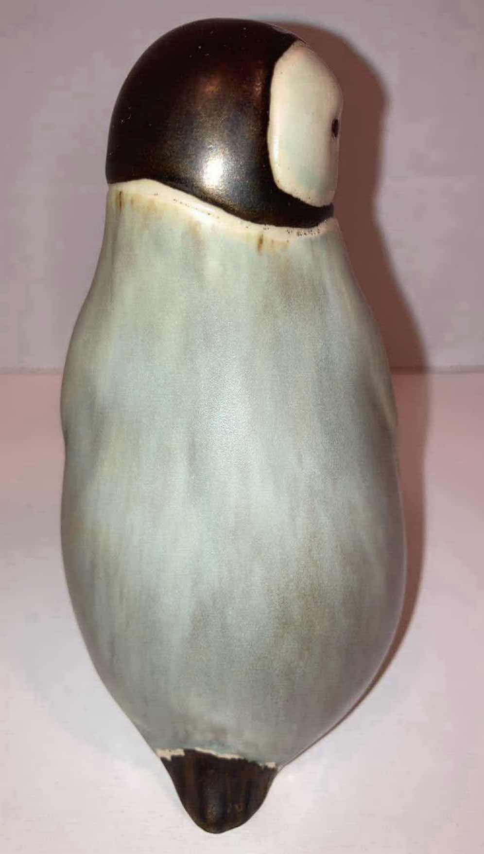 Photo 1 of ANDERSON DESIGN STUDIO CERAMIC BABY PENGUIN FIGURINE H5”