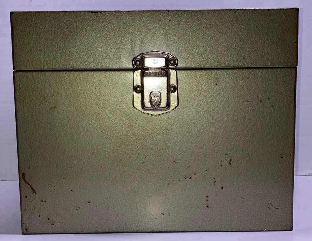 Photo 1 of EXCELSIOR INDUSTRIAL METAL FILE BOX 12.5” X 9” H10”