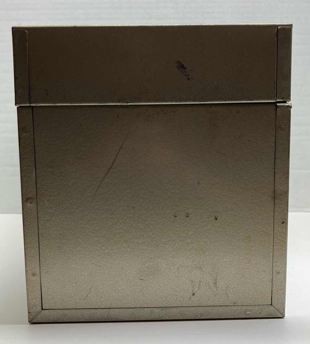 Photo 4 of EXCELSIOR INDUSTRIAL METAL FILE BOX 12.5” X 9” H10”
