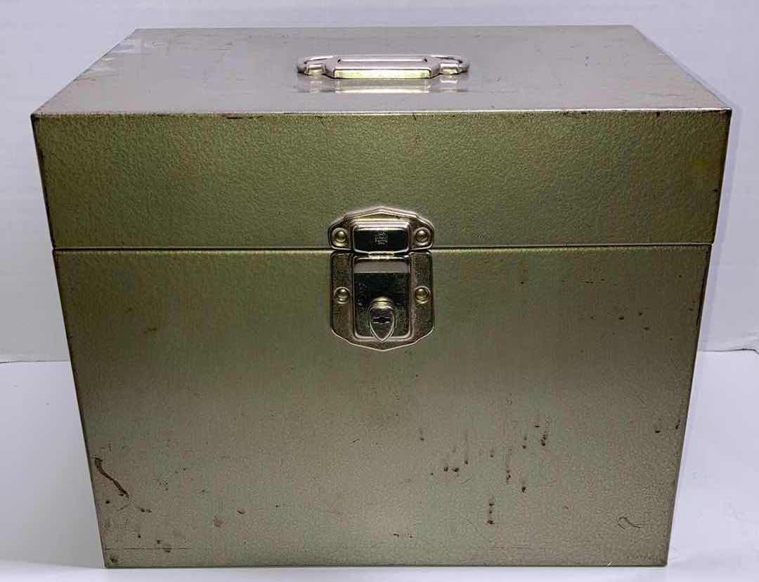 Photo 1 of EXCELSIOR INDUSTRIAL METAL FILE BOX 12.5” X 9” H10”