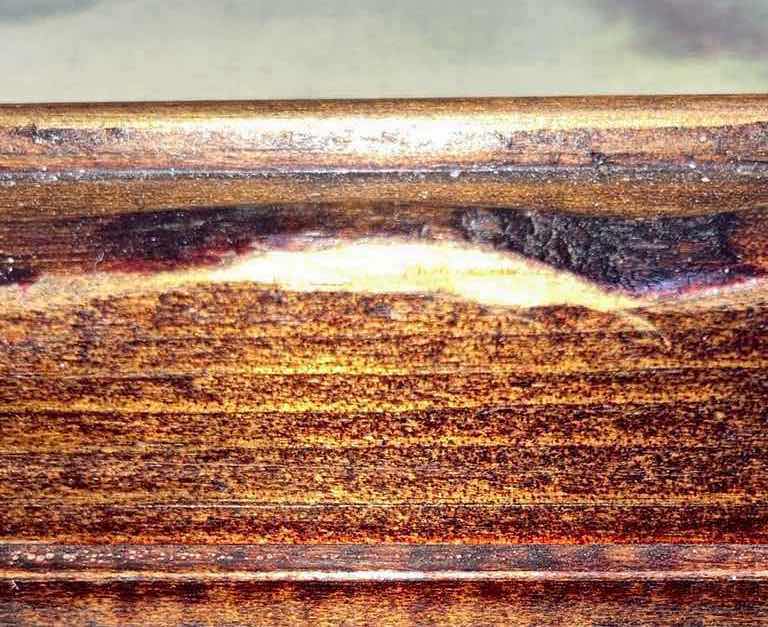 Photo 1 of 1900s WOOD JEWELRY BOX W FRAMED LANDSCAPE ART TOP & MIRROR 9.75” X 7” H3.25”