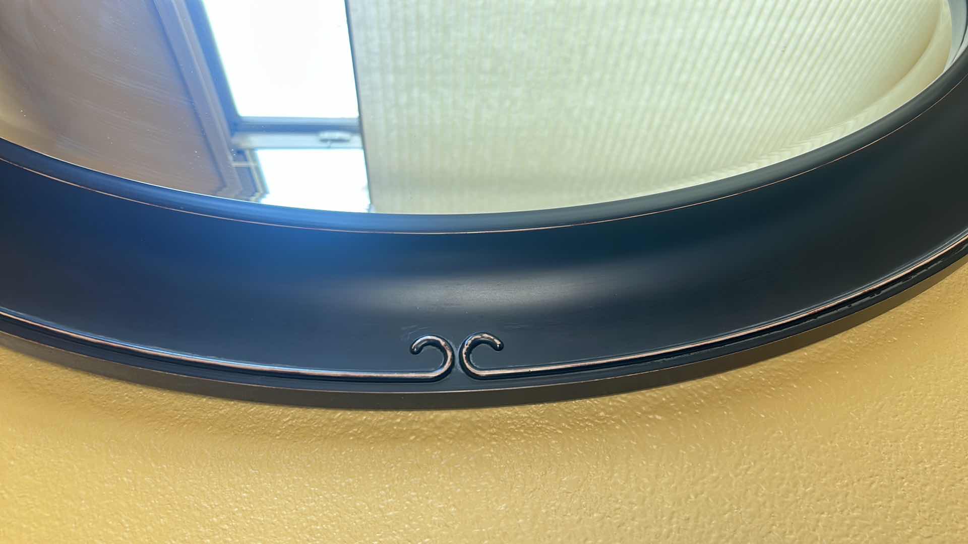 Photo 1 of BLACK OVAL MIRROR 28” x 38”