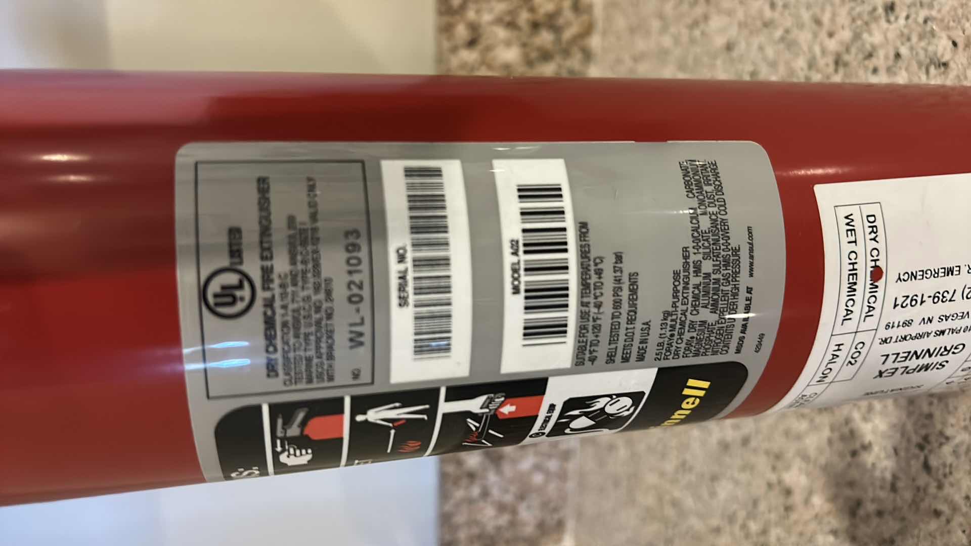 Photo 1 of FIRE EXTINGUISHER