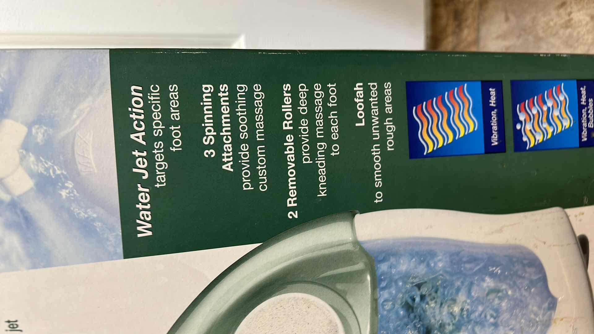 Photo 2 of CONAIR BATH BENEFITS MASSAGING FOOT SPA