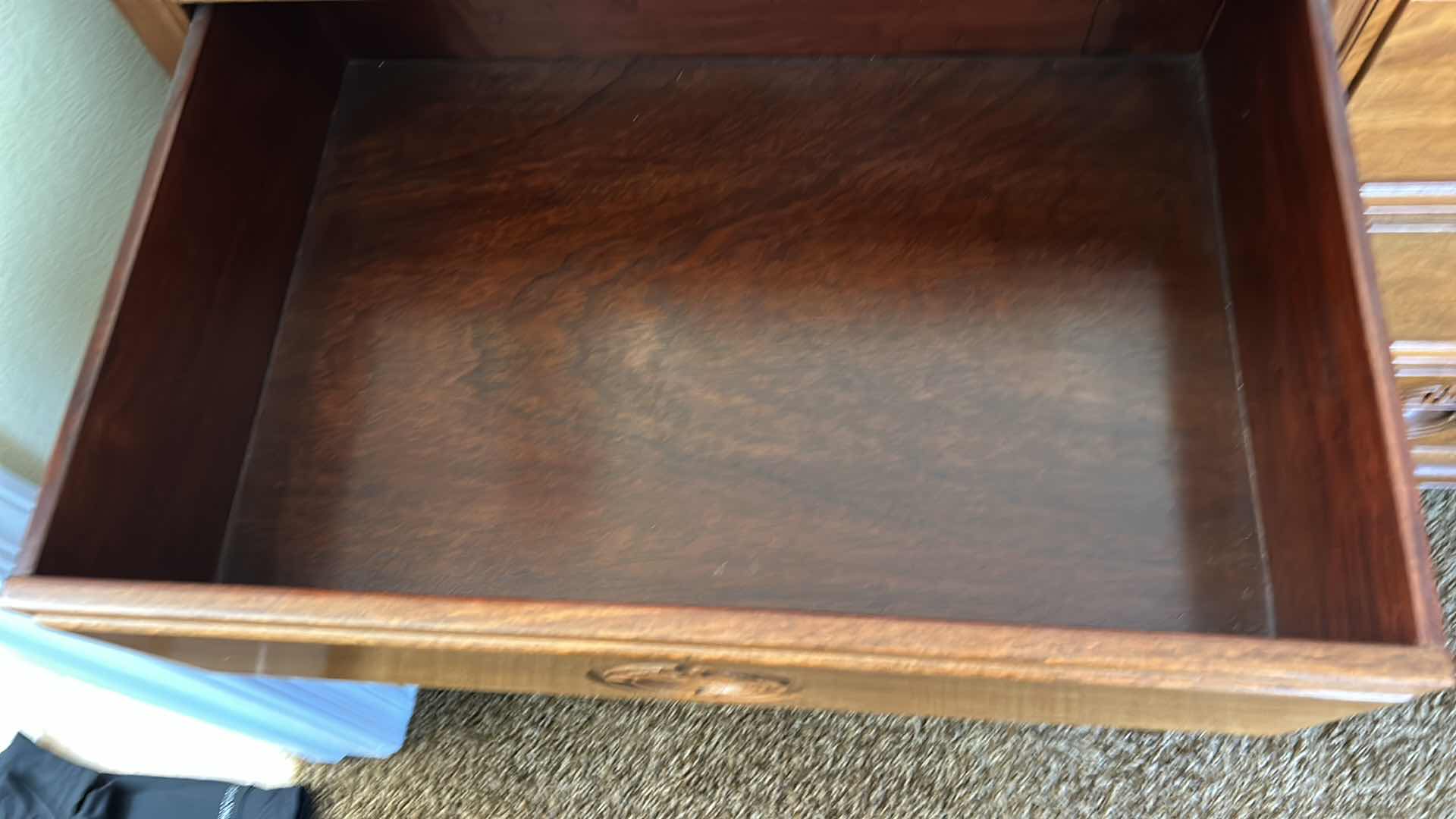 Photo 1 of ASIAN INSPIRED WOOD 9 DRAWER DRESSER 6’ x 19” x 31 1/2”