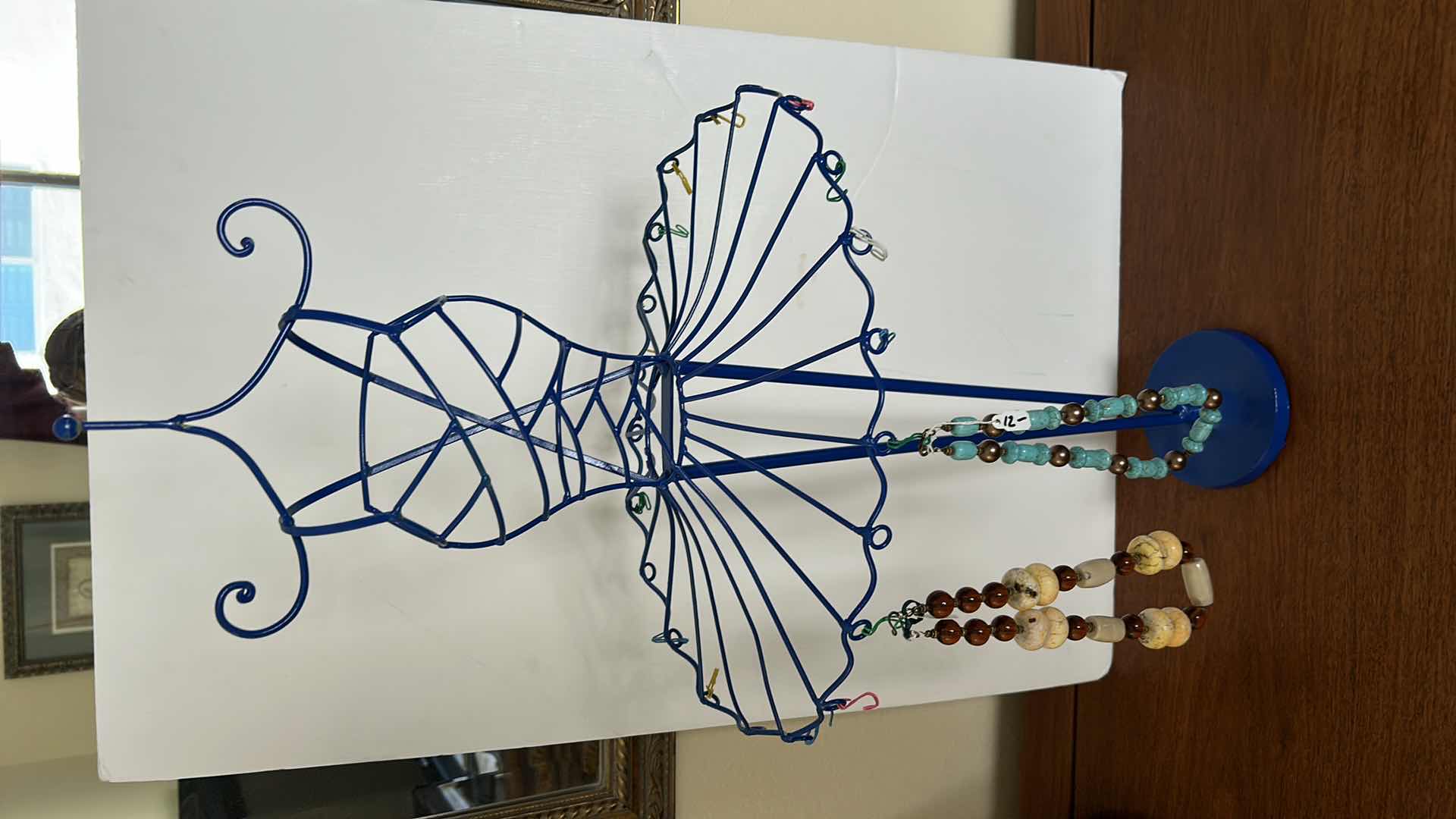 Photo 1 of BALLERINA JEWELRY HOLDER W TWO NECKLACES H30”