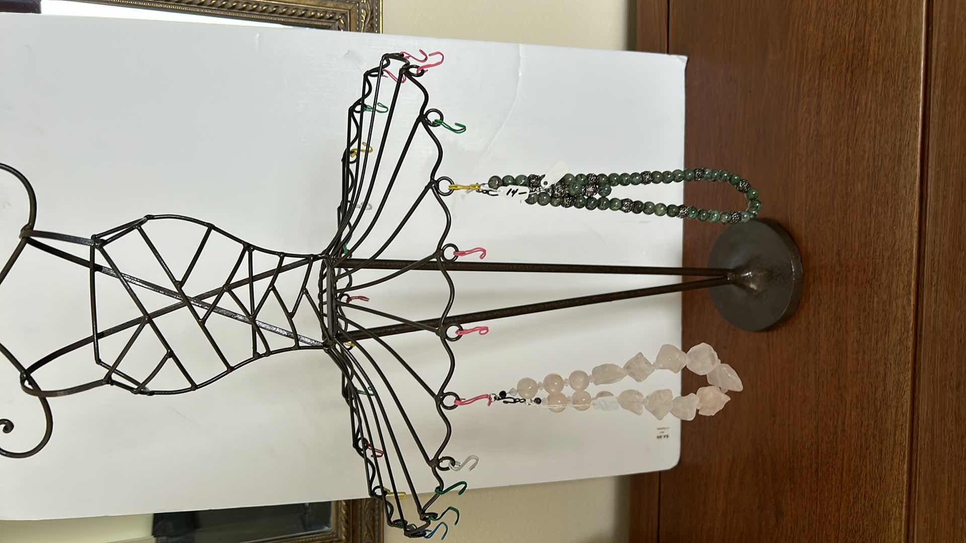 Photo 1 of BALLERINA JEWELRY HOLDER W TWO NECKLACES H30”