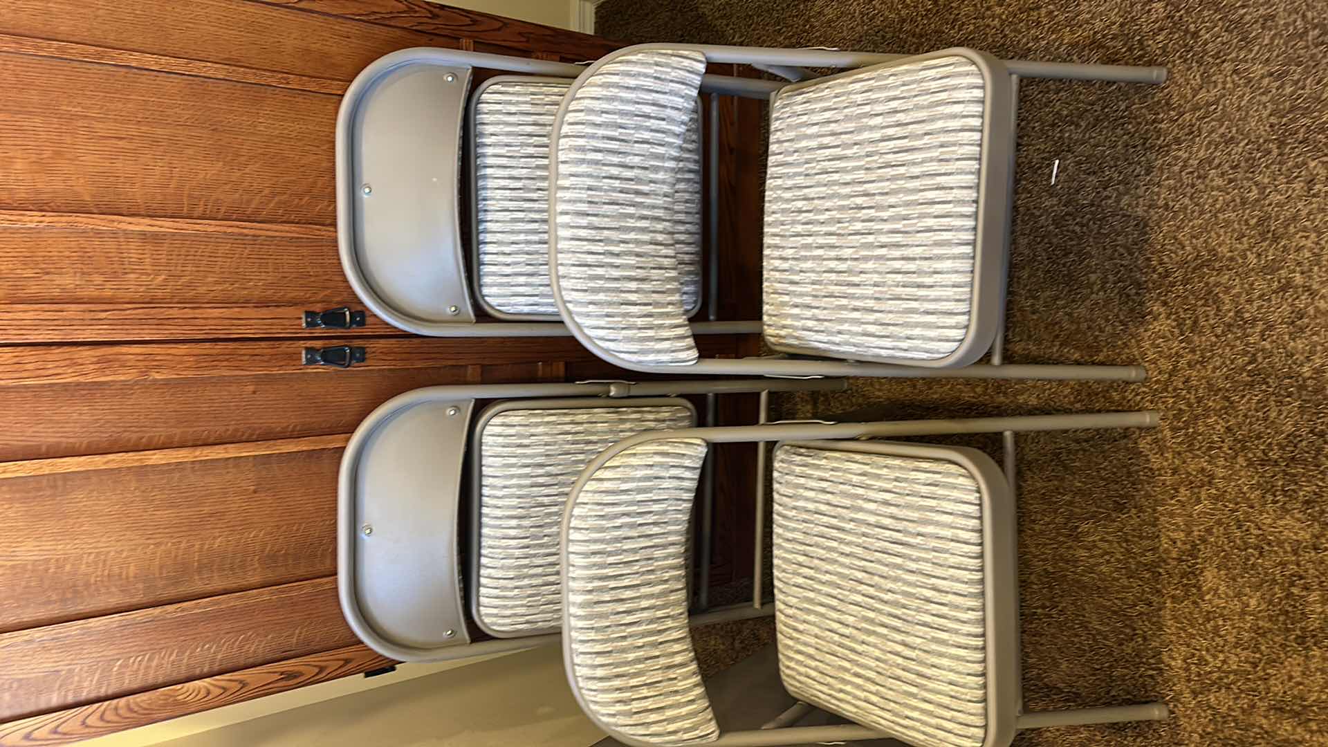 Photo 1 of FOLDING TABLE AND FOUR CHAIRS 20“ x 48“