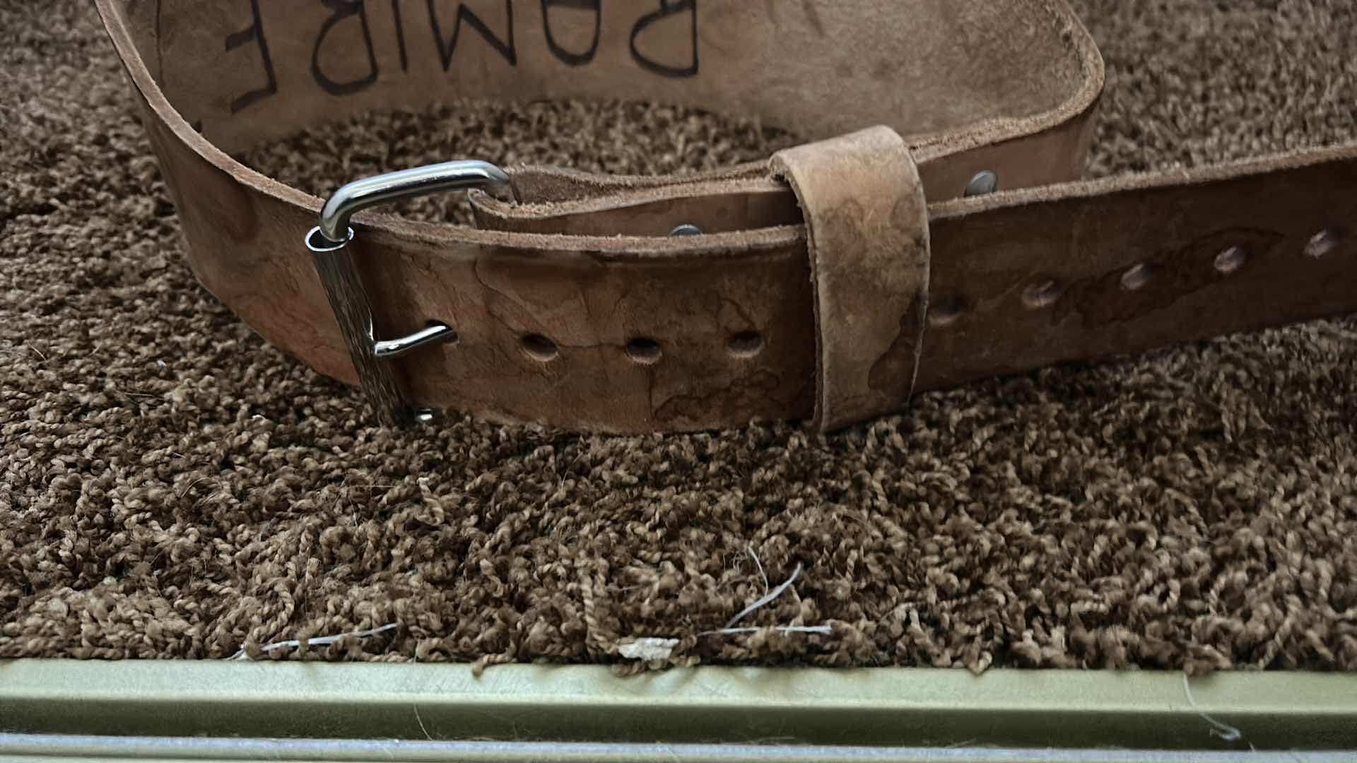 Photo 1 of DUMBBELL WEIGHTS AND BELT