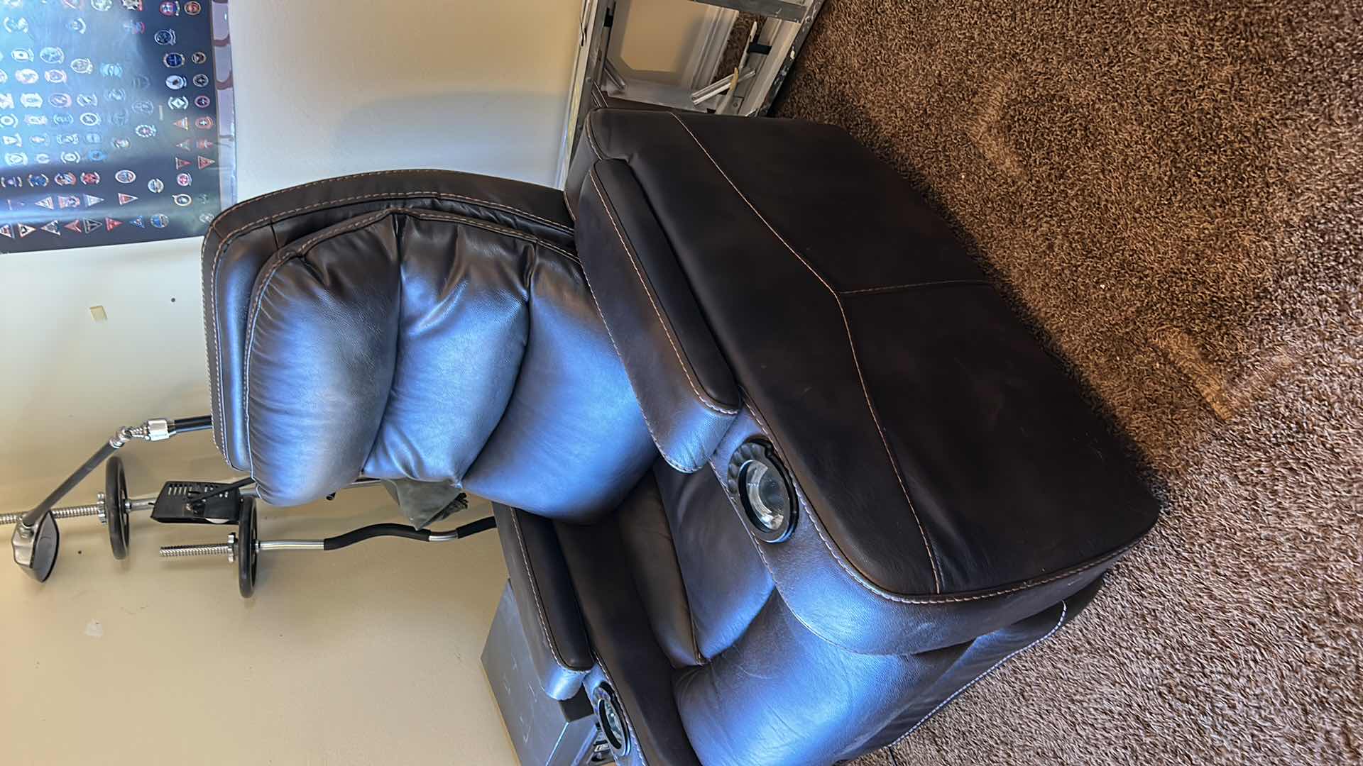 View 8 of LIGHT UP ELECTRIC RECLINING THEATRE LOUNGE CHAIR