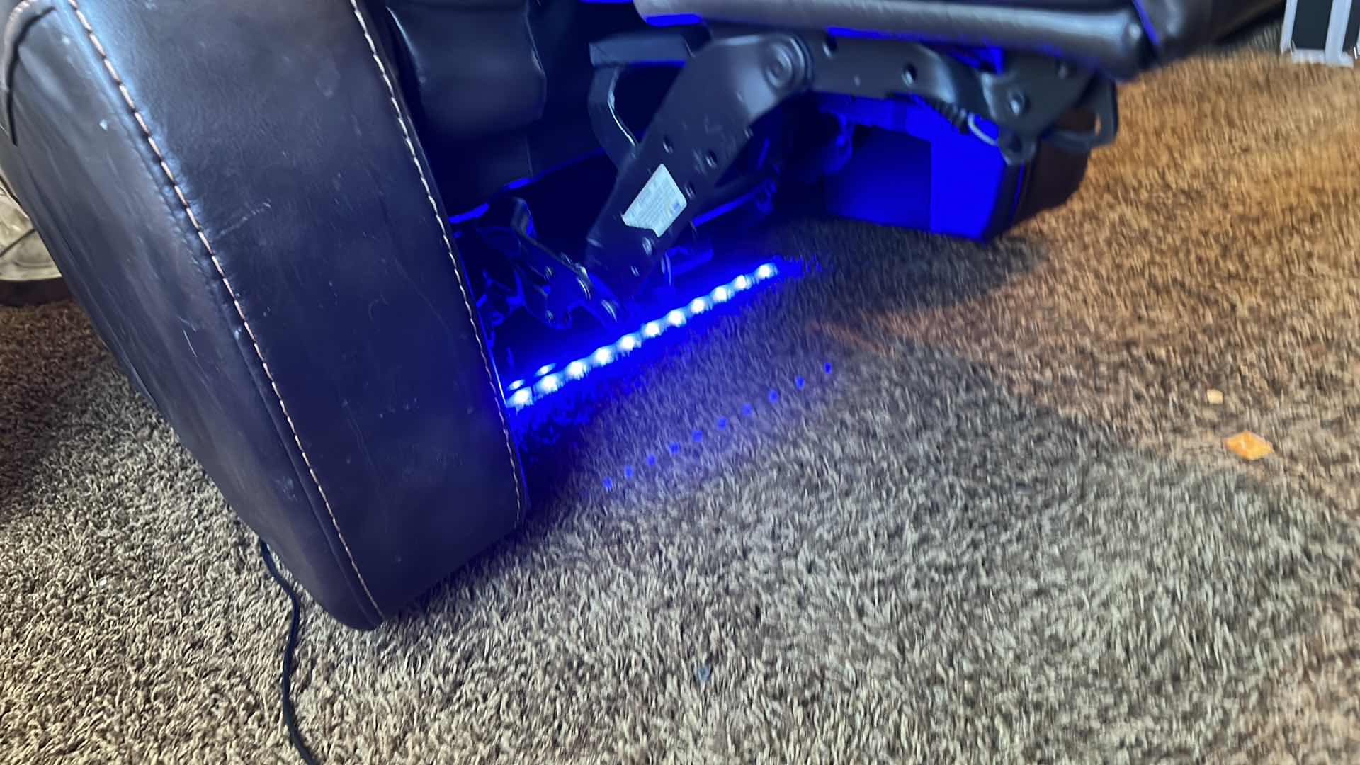 View 5 of LIGHT UP ELECTRIC RECLINING THEATRE LOUNGE CHAIR