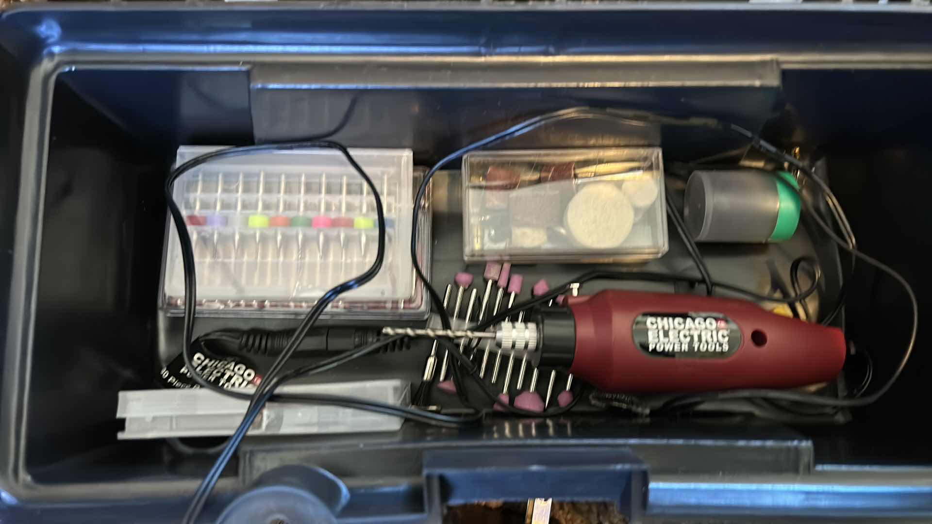 Photo 2 of CHICAGO ELECTRIC POWER TOOL (DREMEL TYPE) IN CASE