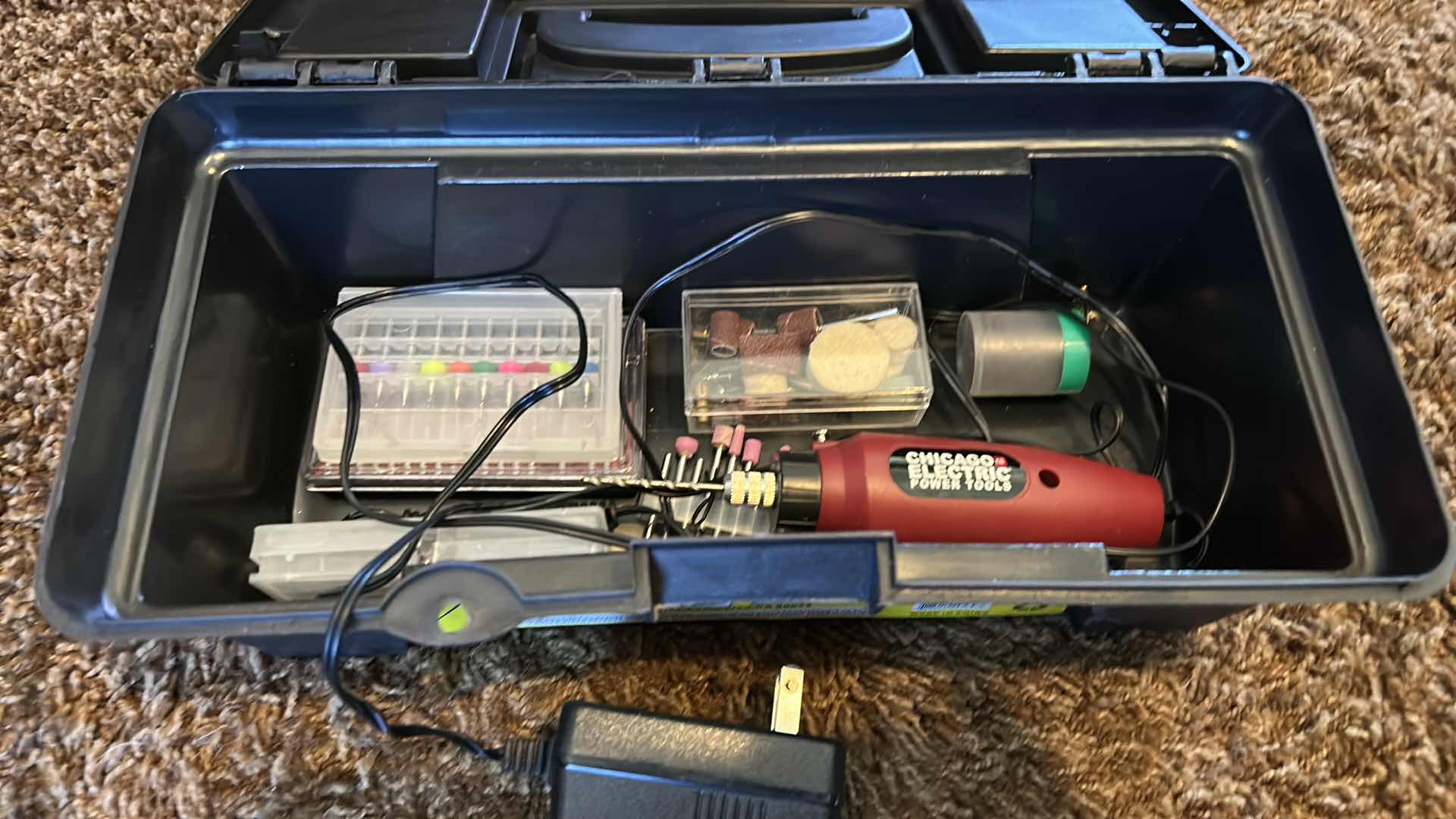 Photo 4 of CHICAGO ELECTRIC POWER TOOL (DREMEL TYPE) IN CASE