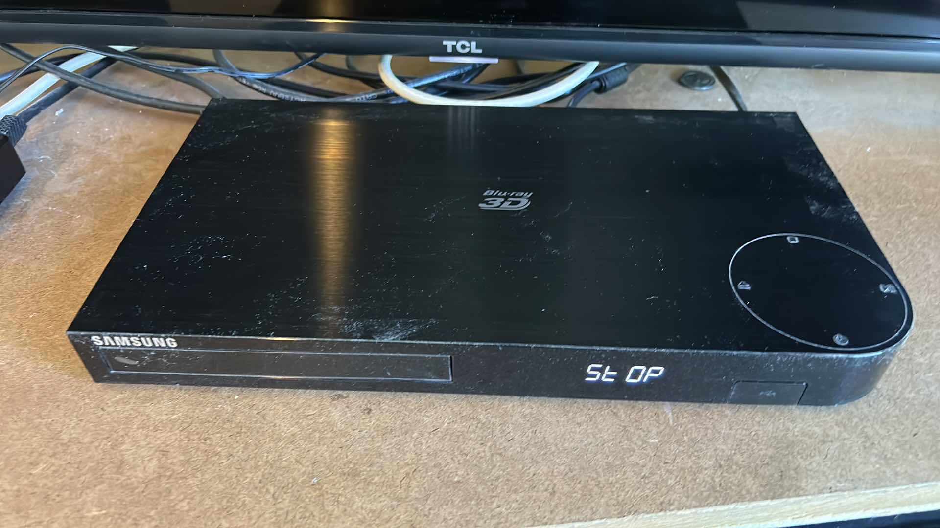 Photo 1 of 49” TCL ROKU TV, SAMSUNG DVD PLAYER AND CONTOUR