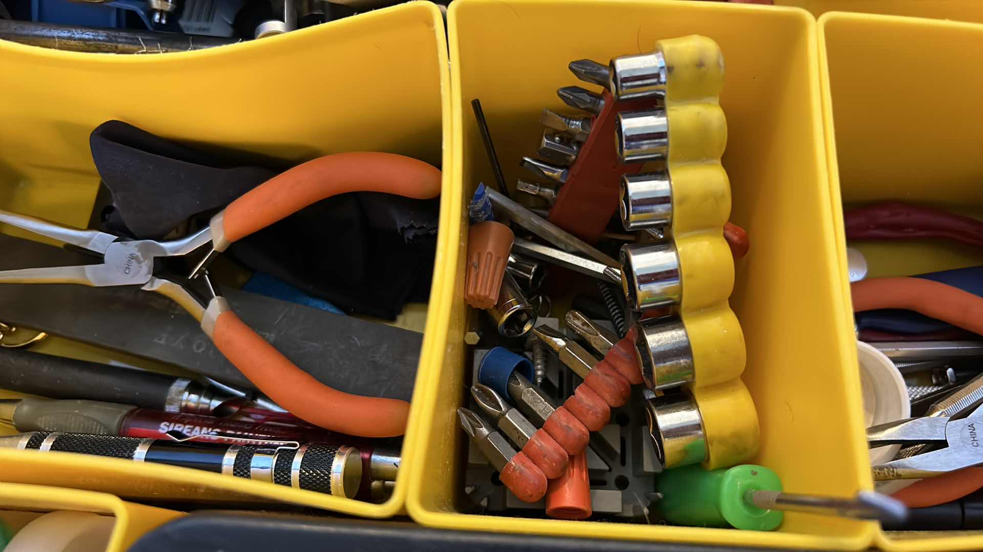 Photo 1 of CONTAINER FULL OF TOOLS