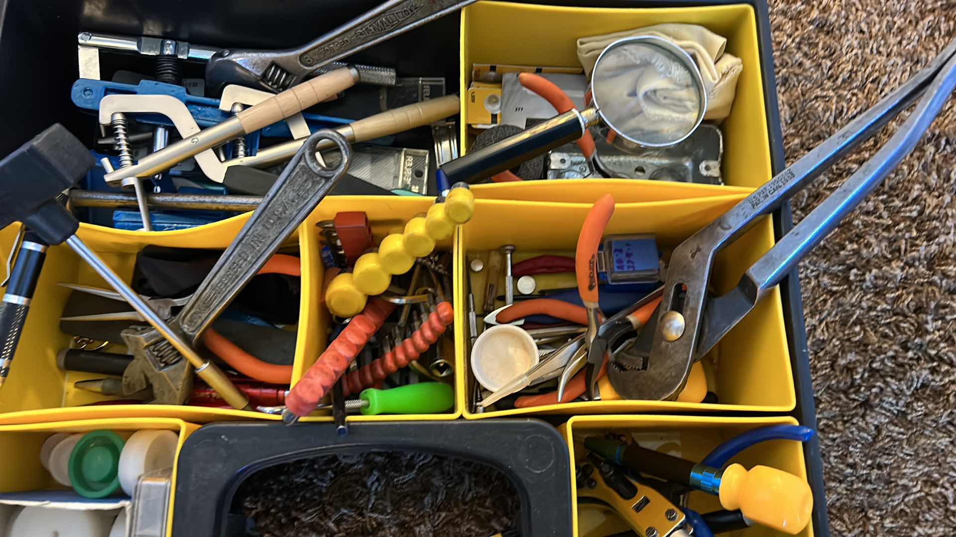 Photo 1 of CONTAINER FULL OF TOOLS