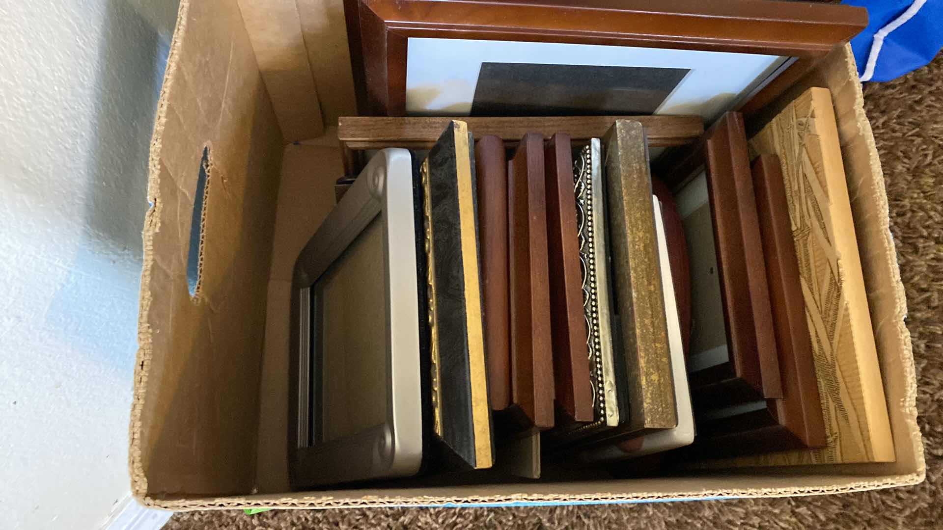Photo 2 of BOX OF PICTURE FRAMES IN LOFT