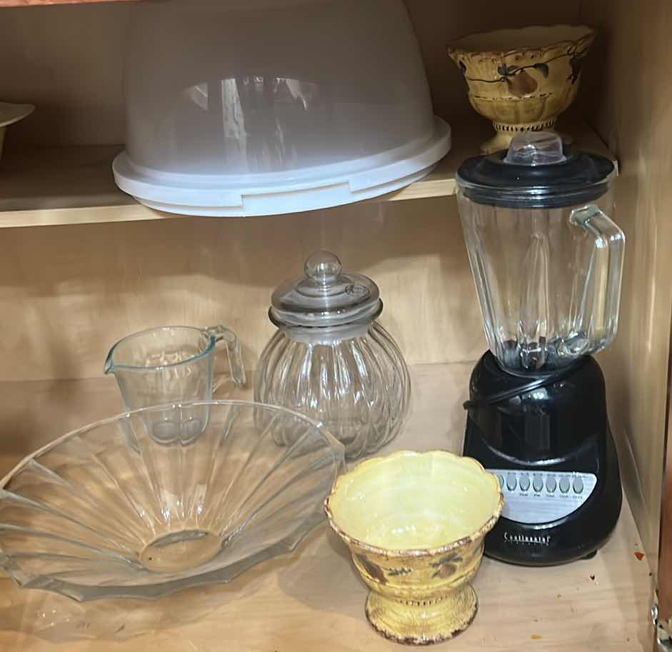 Photo 1 of CONTENTS OF KITCHEN CABINET