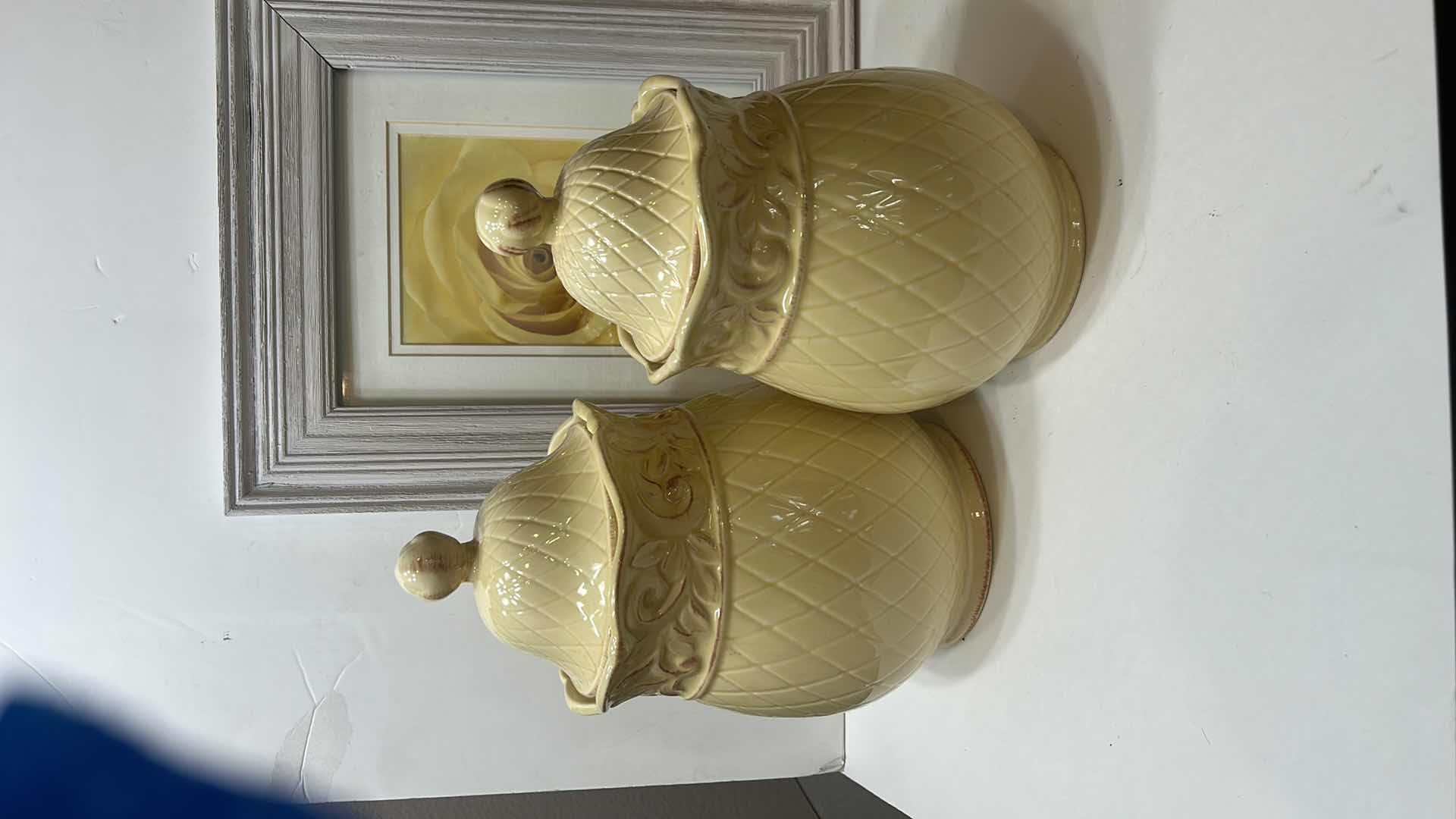 Photo 2 of KITCHEN DECOR - YELLOW ROSE ARTWORK 12 1/2” x 14 1/2”