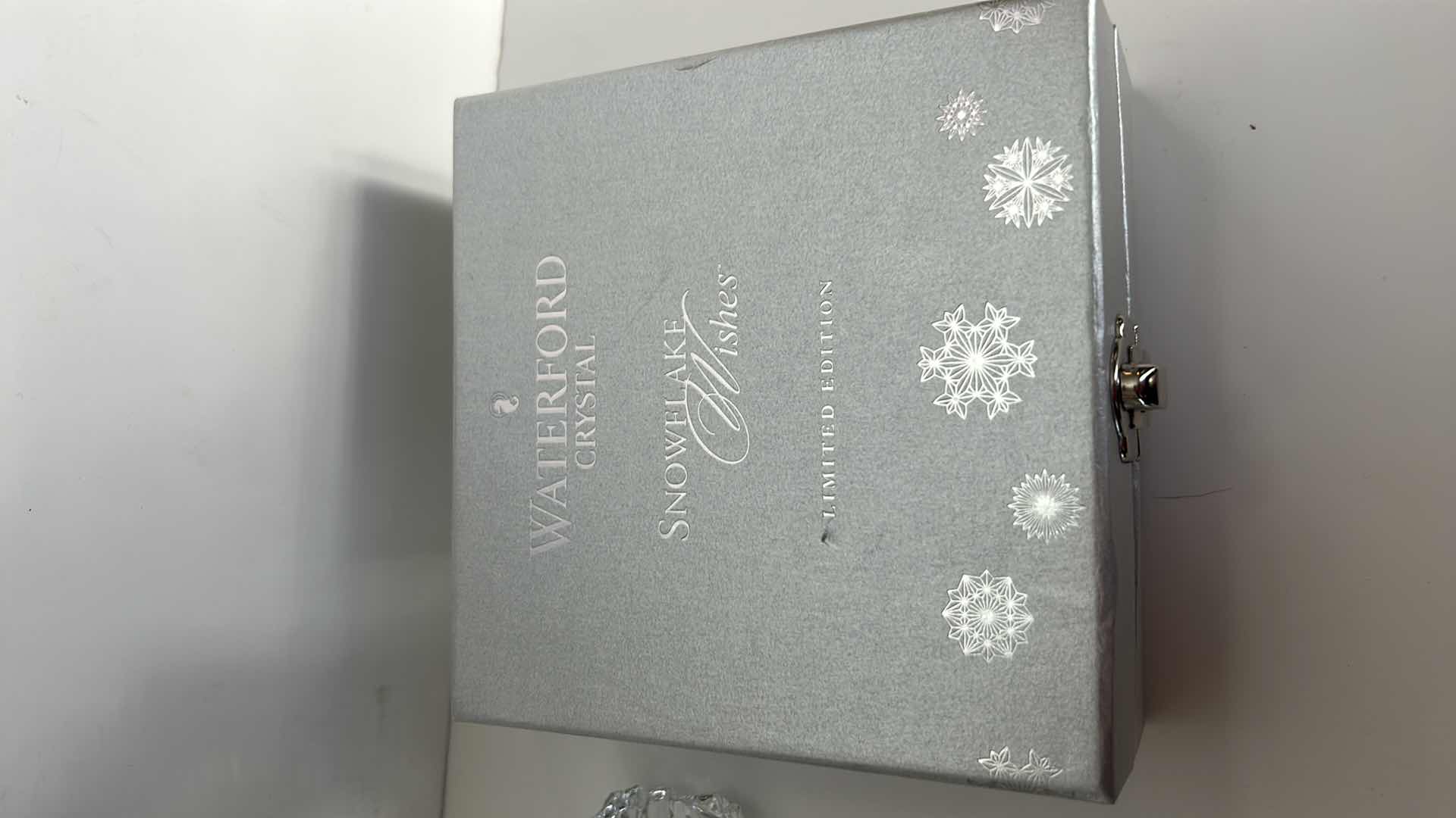 Photo 1 of 2 COLLECTIBLE WATERFORD CRYSTAL PIECES- SNOWFLAKE WISHES LIMITED EDITION AND ANGEL
