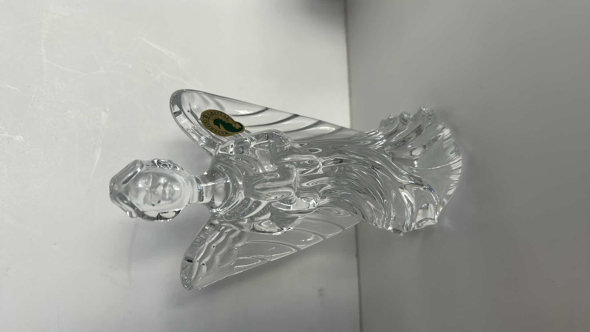 Photo 1 of 2 COLLECTIBLE WATERFORD CRYSTAL PIECES- SNOWFLAKE WISHES LIMITED EDITION AND ANGEL