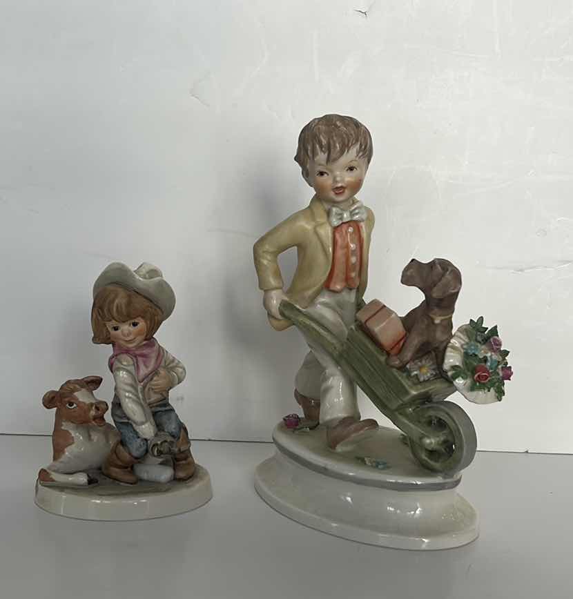 Photo 1 of 2 - COLLECTIBLE NUMBERED GOEBEL PORCELAIN FIGURINES FROM WEST GERMANY