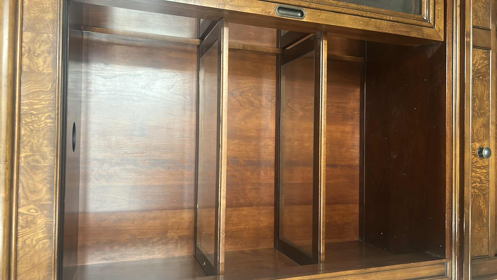 Photo 1 of ETHAN ALLEN TOWNHOUSE CHINA HUTCH  
68“ x 19 1/2“ x 87”