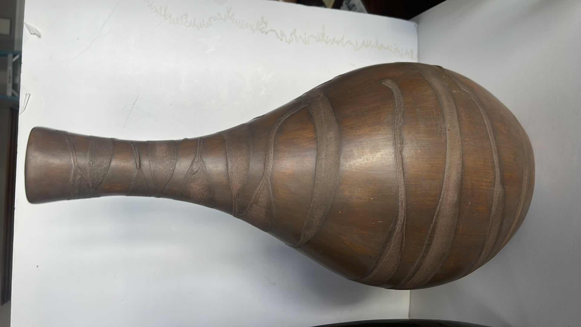 Photo 1 of HOME DECOR- TWO TALL VASES TALLEST 20”