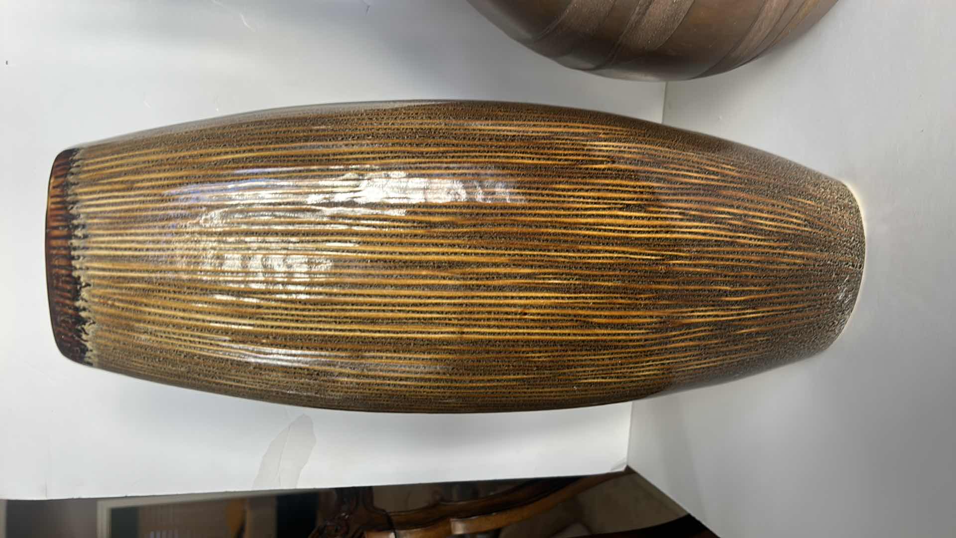 Photo 1 of HOME DECOR- TWO TALL VASES TALLEST 20”