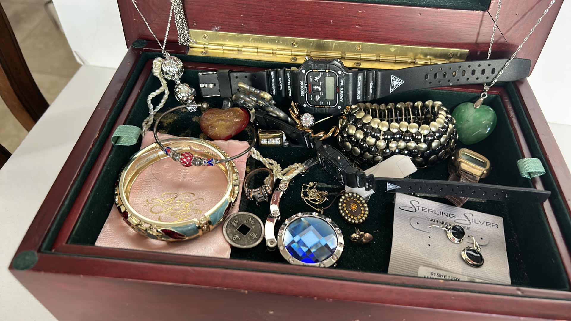 Photo 1 of JEWELRY BOX WITH COSTUME JEWELRY