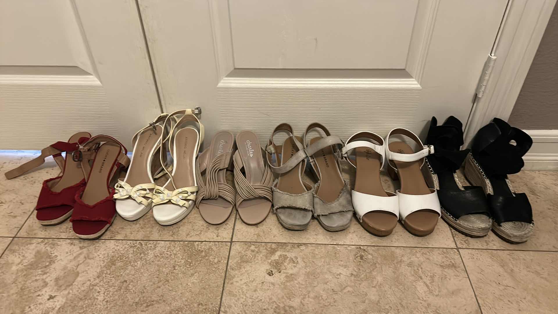 Photo 1 of 6 PAIRS OF WOMENS SHOES SIZE 8-8.5