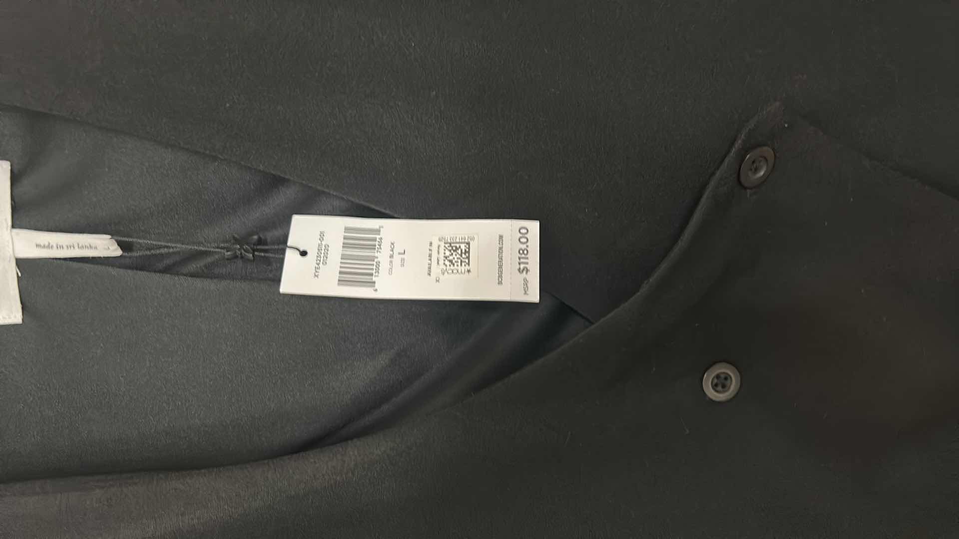 Photo 1 of NWT BCBG BLACK BUTTON JACKET SIZE L $118