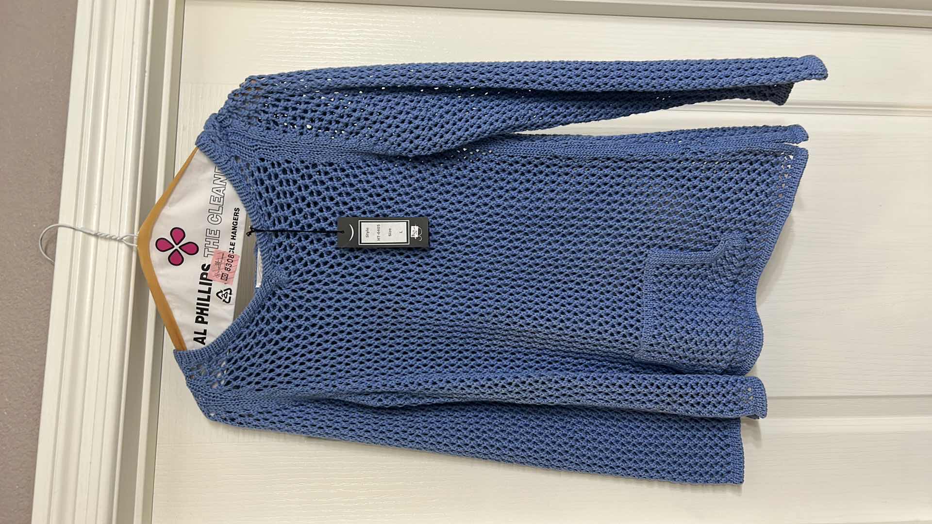 Photo 5 of NWT CROCHETED HOODIE SIZE L $52