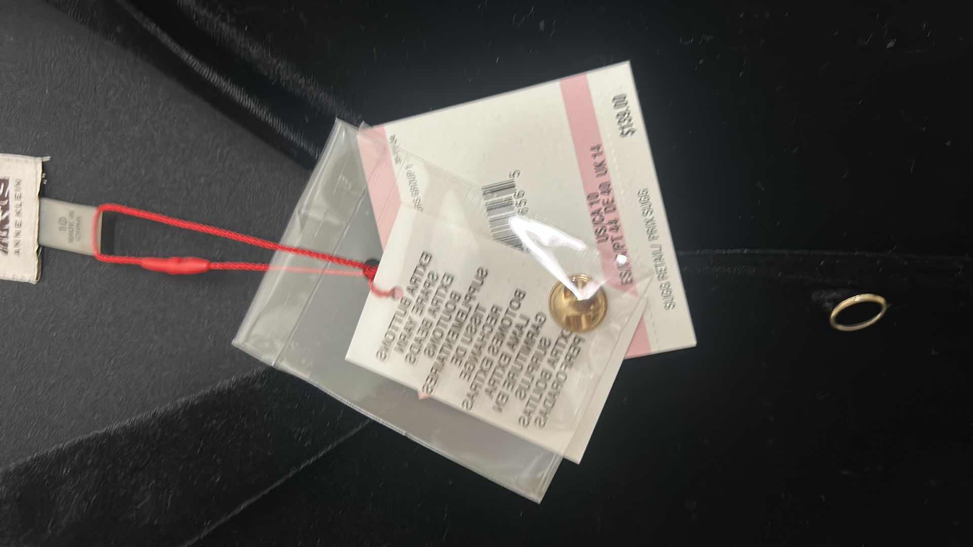 Photo 1 of NWT WOMENSWEAR- ANNE KLEIN BLACK VELVET DRESS SIZE 10 $139