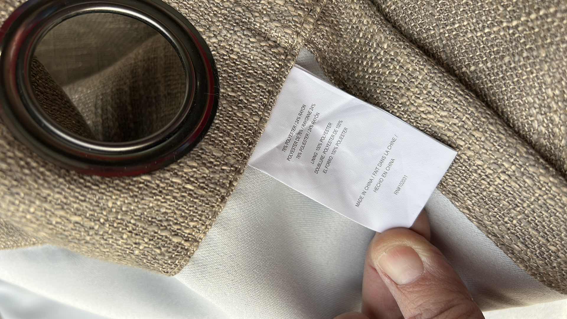 Photo 1 of 2 FULLY LINED DRAPERY PANELS 50” x 84 AND 4 TOSS PILLOWS