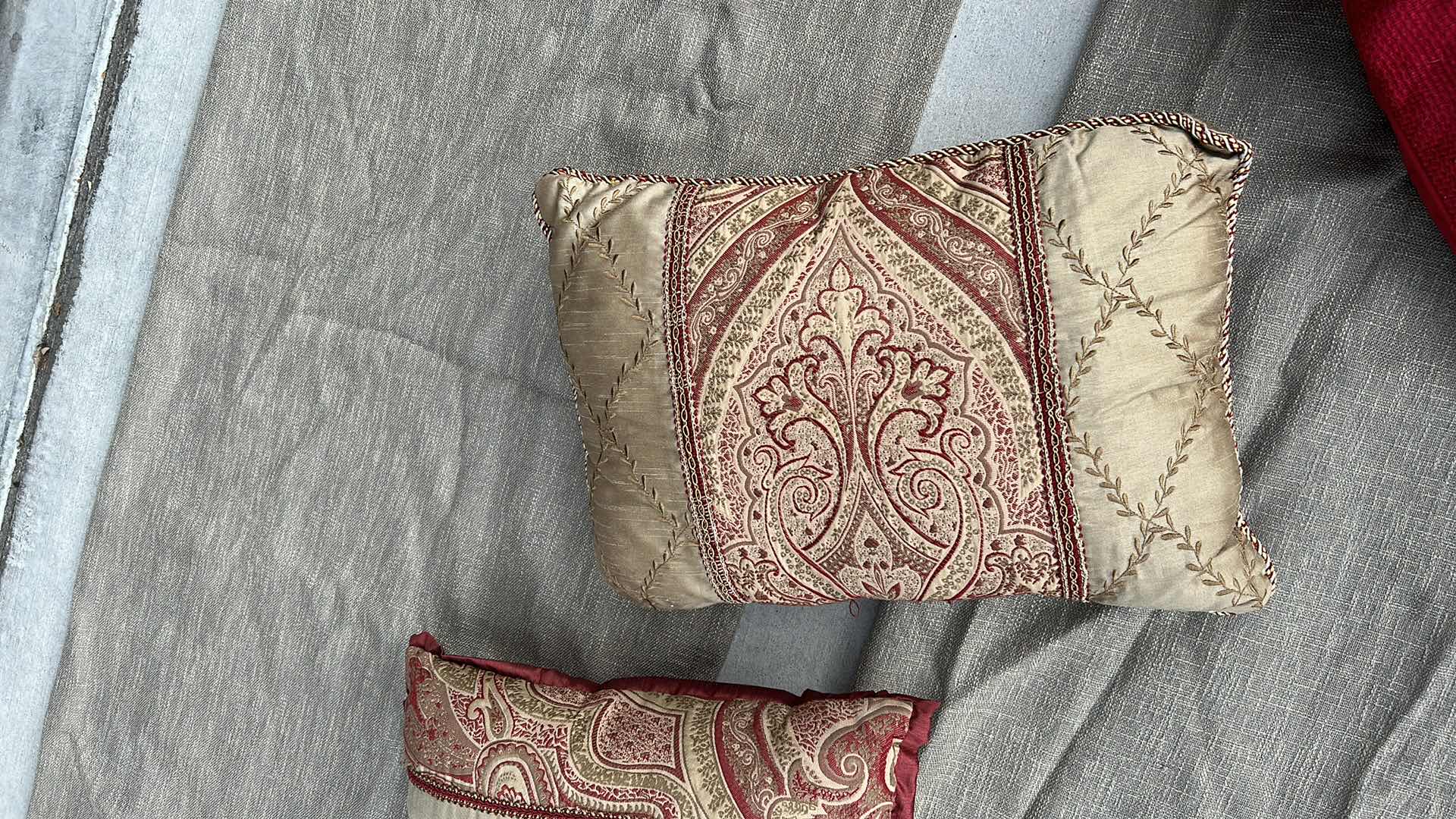 Photo 1 of 2 FULLY LINED DRAPERY PANELS 50” x 84 AND 4 TOSS PILLOWS