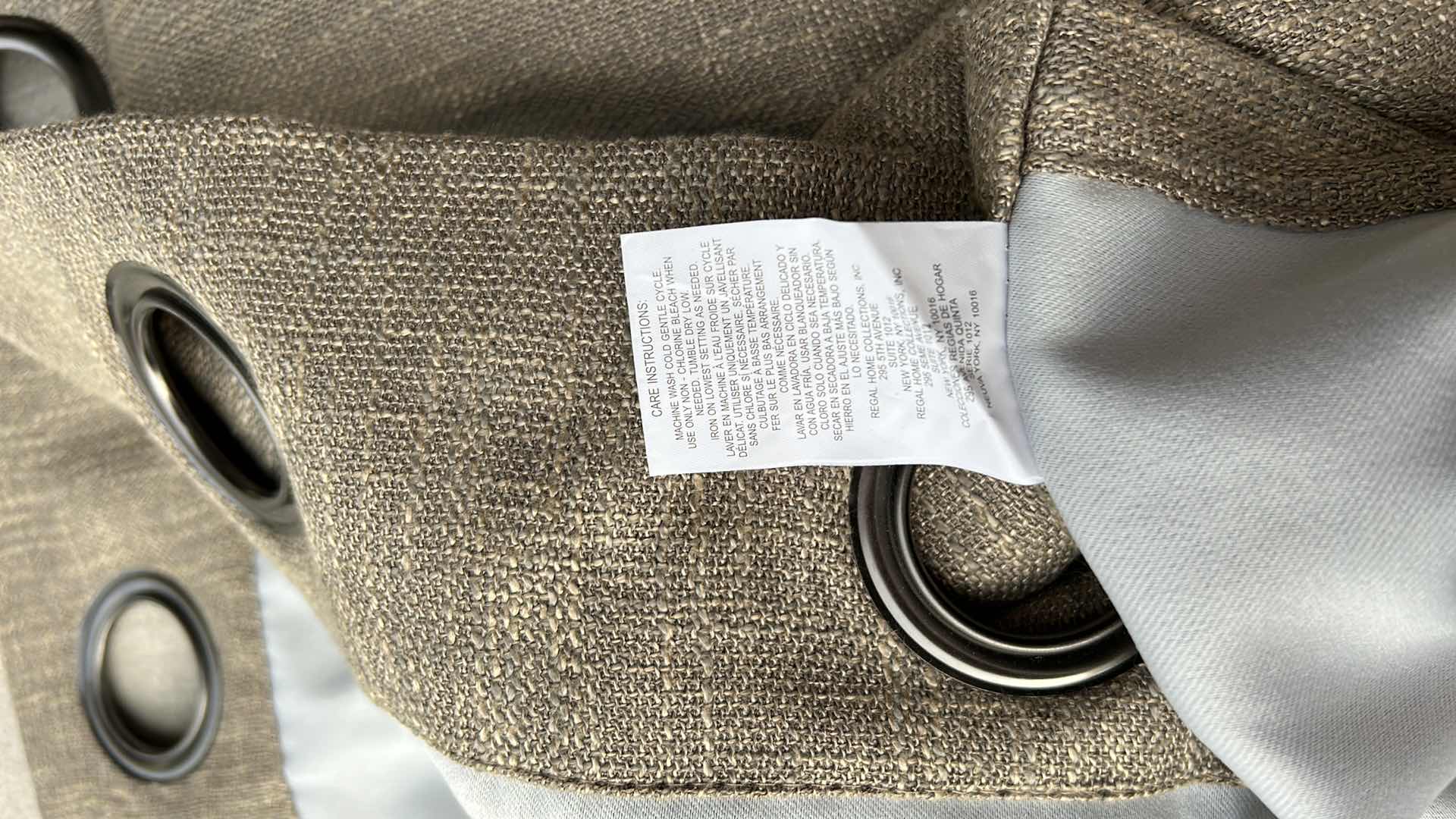 Photo 1 of 2 FULLY LINED DRAPERY PANELS 50” x 84 AND 4 TOSS PILLOWS