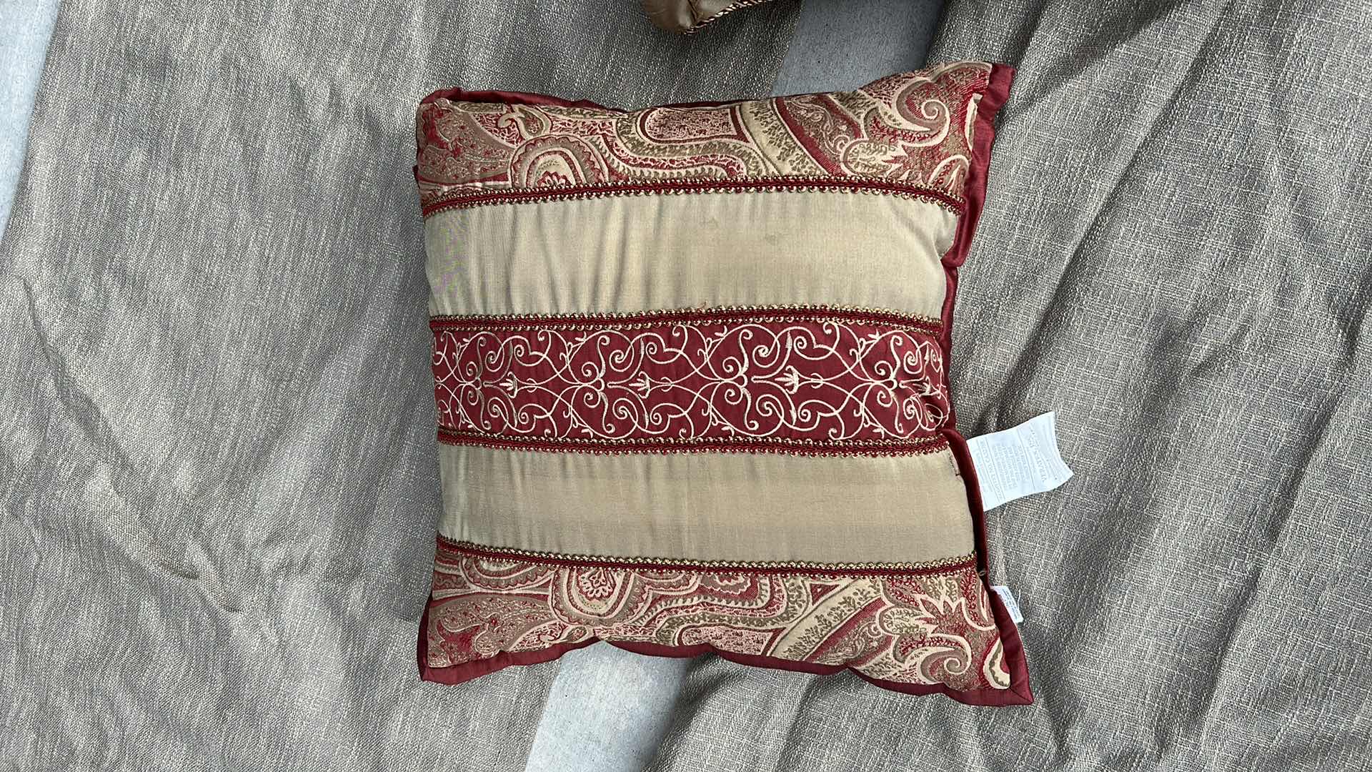 Photo 1 of 2 FULLY LINED DRAPERY PANELS 50” x 84 AND 4 TOSS PILLOWS