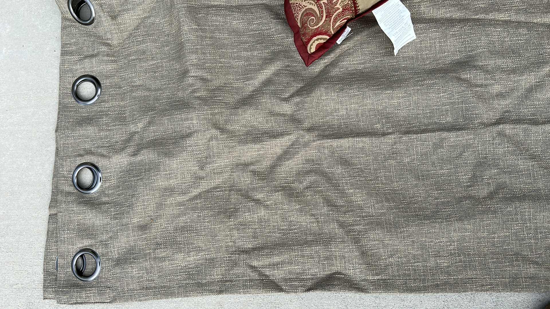 Photo 1 of 2 FULLY LINED DRAPERY PANELS 50” x 84 AND 4 TOSS PILLOWS