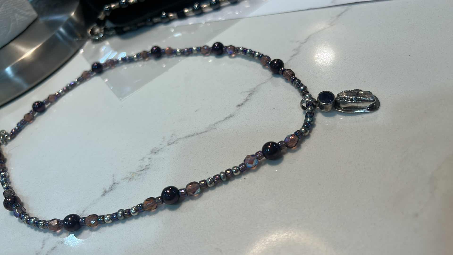 Photo 1 of FINE JEWELRY- STERLING SILVER ASSORTMENT, 2 NECKLACES AND 1 EARRINGS