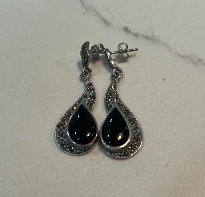 Photo 1 of FINE JEWELRY- STERLING SILVER ASSORTMENT, 2 NECKLACES AND 1 EARRINGS