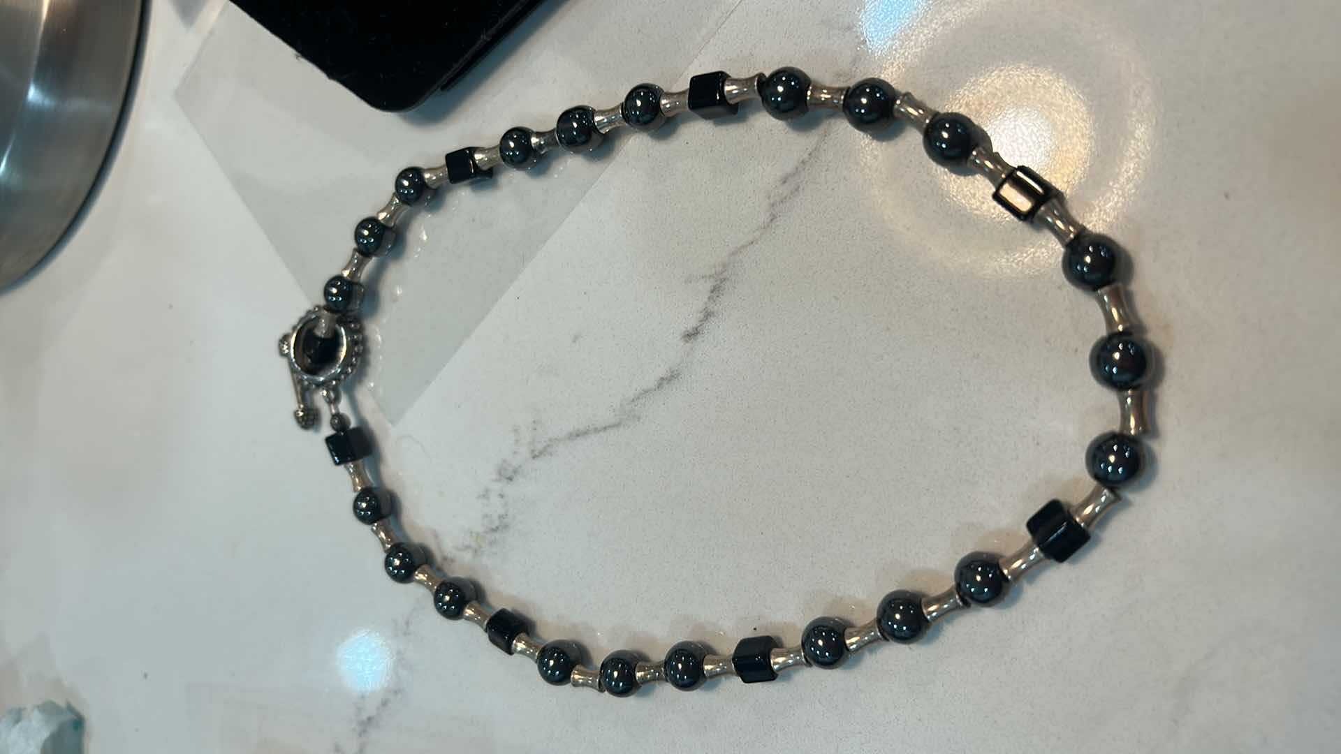 Photo 1 of FINE JEWELRY- STERLING SILVER ASSORTMENT, 2 NECKLACES AND 1 EARRINGS